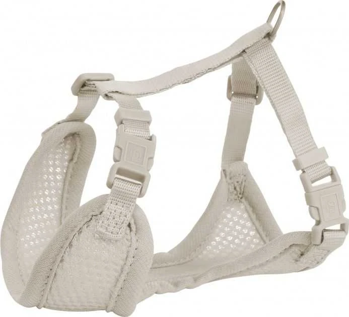 Trixie minkštas petnešas šuniukui su pavadėliu Junior, 26–34 cm / 10 mm, 2,00 m, šviesiai pilkas