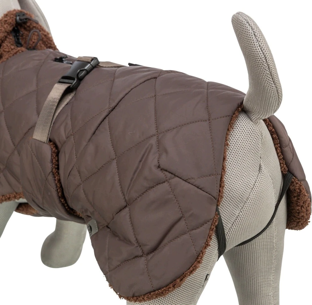Trixie Minot Sherpa švarkas šunims, L: 55 cm, ruda (TX-6803206)