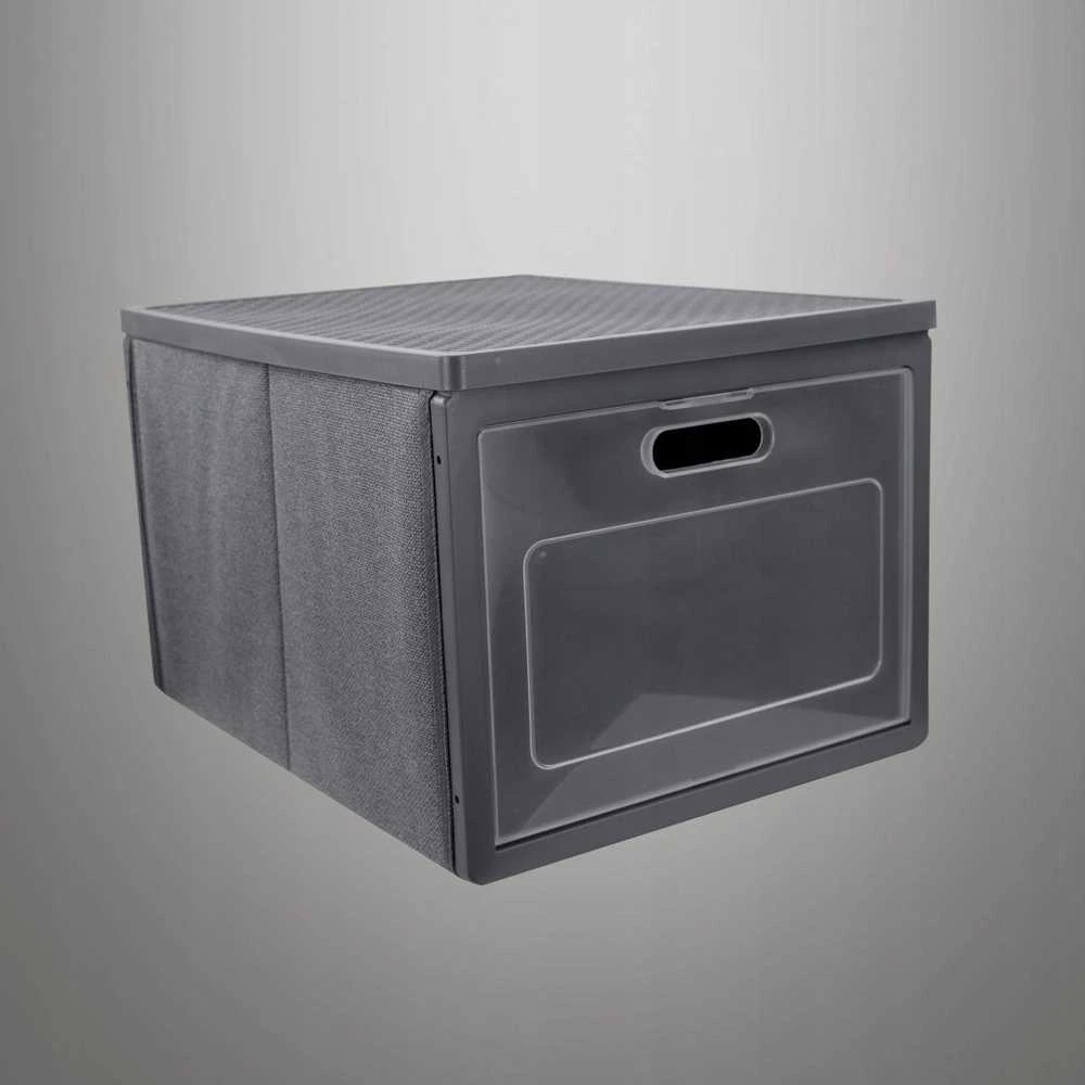 ORDINETT Modulinė dėžutė 41x31x25cm Pilka