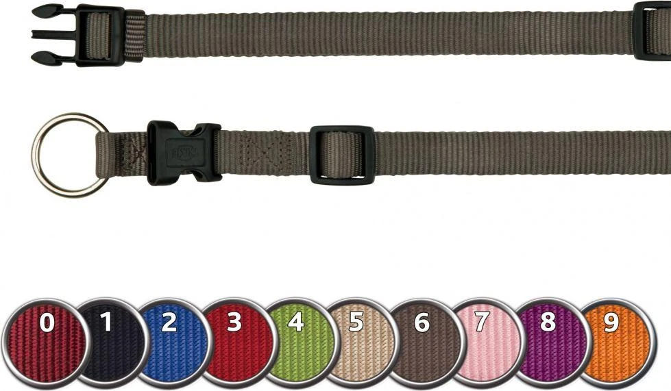 TRIXIE Premium antkaklis, L-XL 40-65cm/25mm, mėlynas