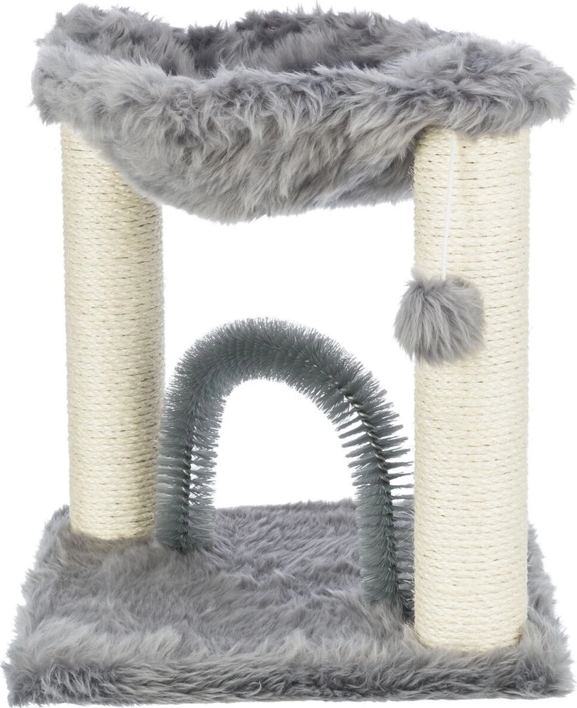 Trixie Baza, stovimas draskytuvas su šepetėliu, skirtas katei, pilkas, 50 cm
