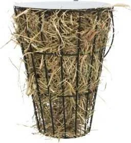 Trixie Pakabinamas šieno laikiklis, metalinis, 21 cm, su dangteliu