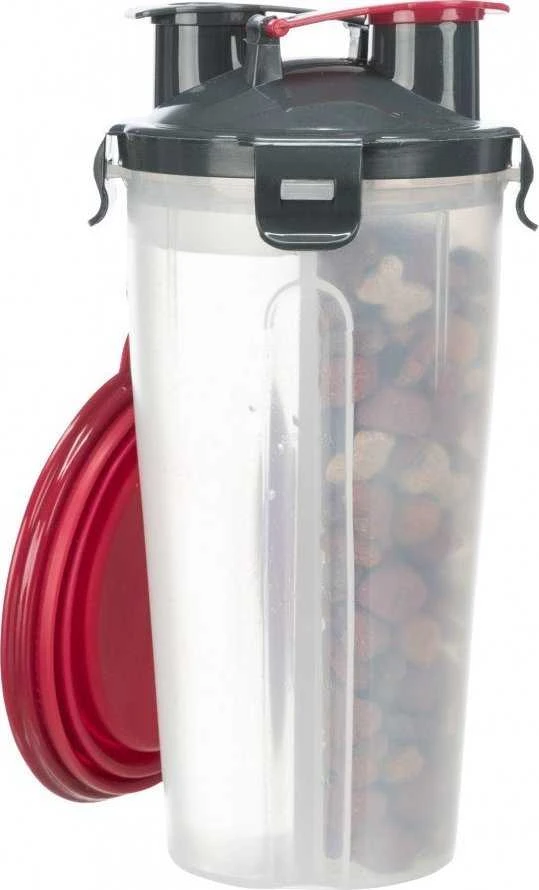 Trixie Maisto ir vandens indas, plastikinis, ø11 x 23 cm, 2 x 0,35 l