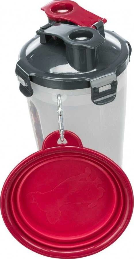 Trixie Maisto ir vandens indas, plastikinis, ø11 x 23 cm, 2 x 0,35 l