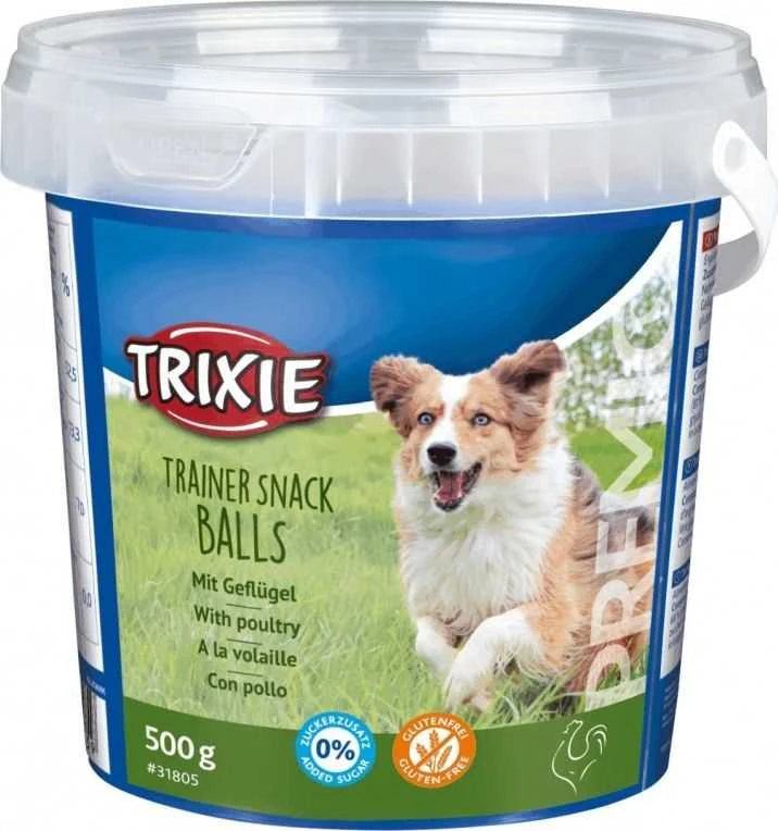 Trixie Skanėstas PREMIO Trainer Snack paukštienos rutuliukai, 500g