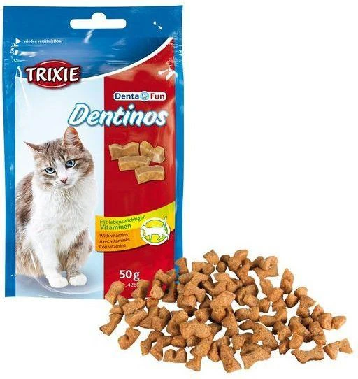 TRIXIE Dentinos kačių skanėstai su vitaminais 50 g