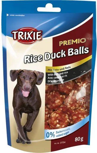 TRIXIE PREMIO Ryžių ir antienos rutuliukai, 80 g