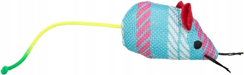 Trixie Rinkinys myszek, katei, poliester, 7cm, su kocimiętką, 70 vnt/OPAK