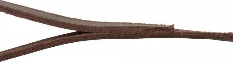 Trixie Rustic pavadėlis šuniui, tamsiai ruda, XS – S: 1,20 m / 12 mm, stora oda