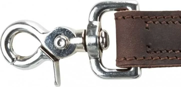 Trixie Rustic pavadėlis šuniui, tamsiai ruda, XS – S: 1,20 m / 12 mm, stora oda