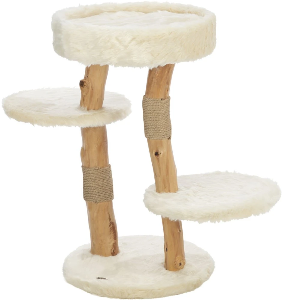 Trixie Santo, stovimas grandymo stulpas, katėms, kreminės spalvos, 73 cm, iš kriaušės medienos
