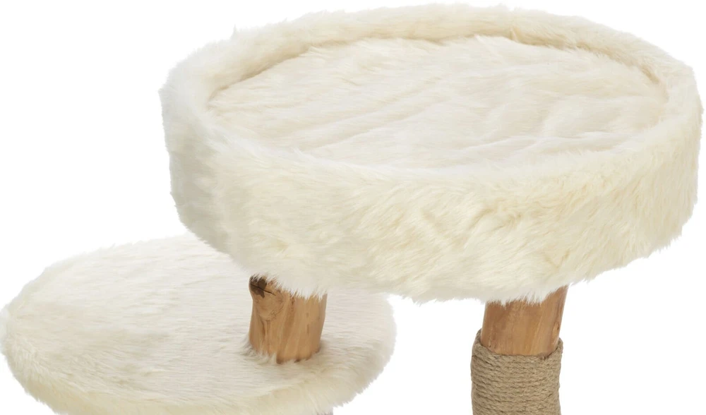 Trixie Santo, stovimas grandymo stulpas, katėms, kreminės spalvos, 73 cm, iš kriaušės medienos