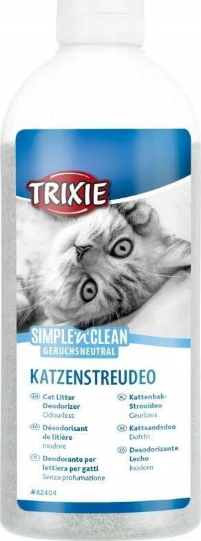 TRIXIE Simple'n'Clean Kačių WC gaiviklis, activated carbon, 750 g