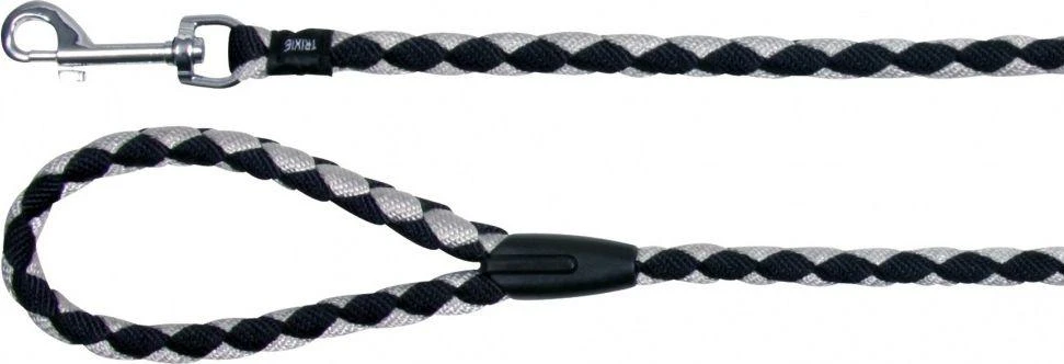 TRIXIE Cavo pavadys, L-XL 1m/18mm, juodas/grafito