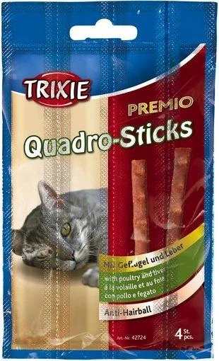 TRIXIE PREMIO Stick Quintett, poultry-liver, skanėstas katėms 5x5 g