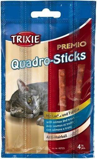 TRIXIE PREMIO Stick Quintett, salmon-trout, skanėstas katėms 5x5 g