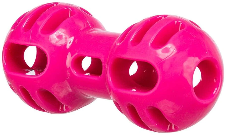 Trixie Soft & Strong hantelis, žaislas šunims, rožinis, TPR, 14,5 cm