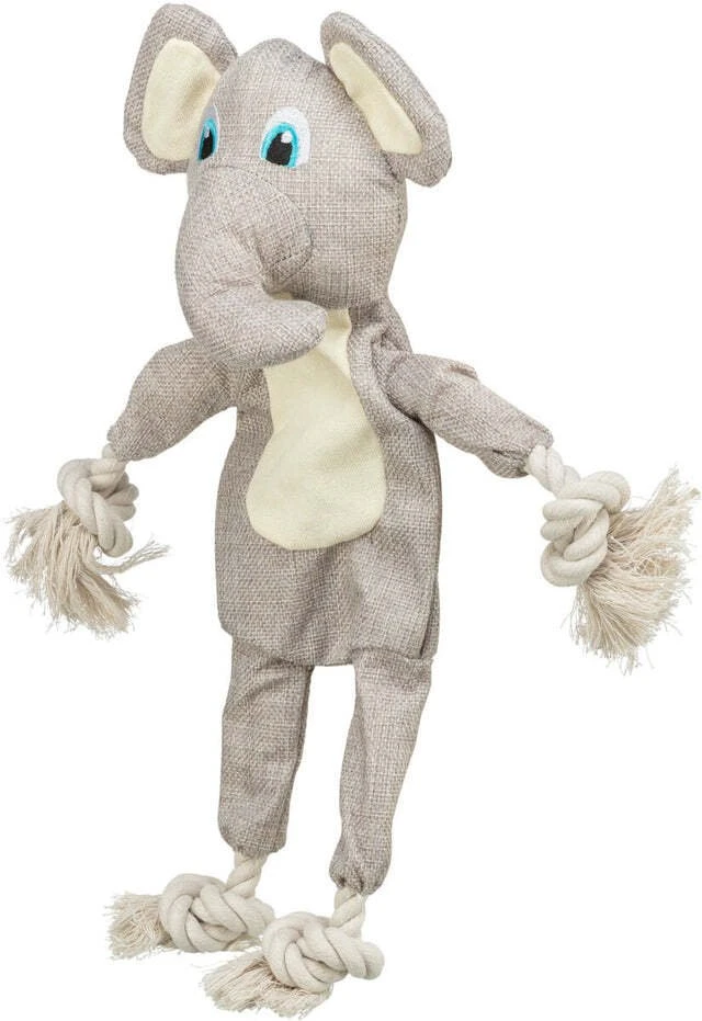 Trixie Słoń su linką, žaislas, šuniui, poliester, 42 cm