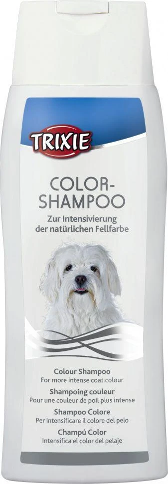 Trixie Colour baltas 250ml šampūnas šunims šviesiu kailiu