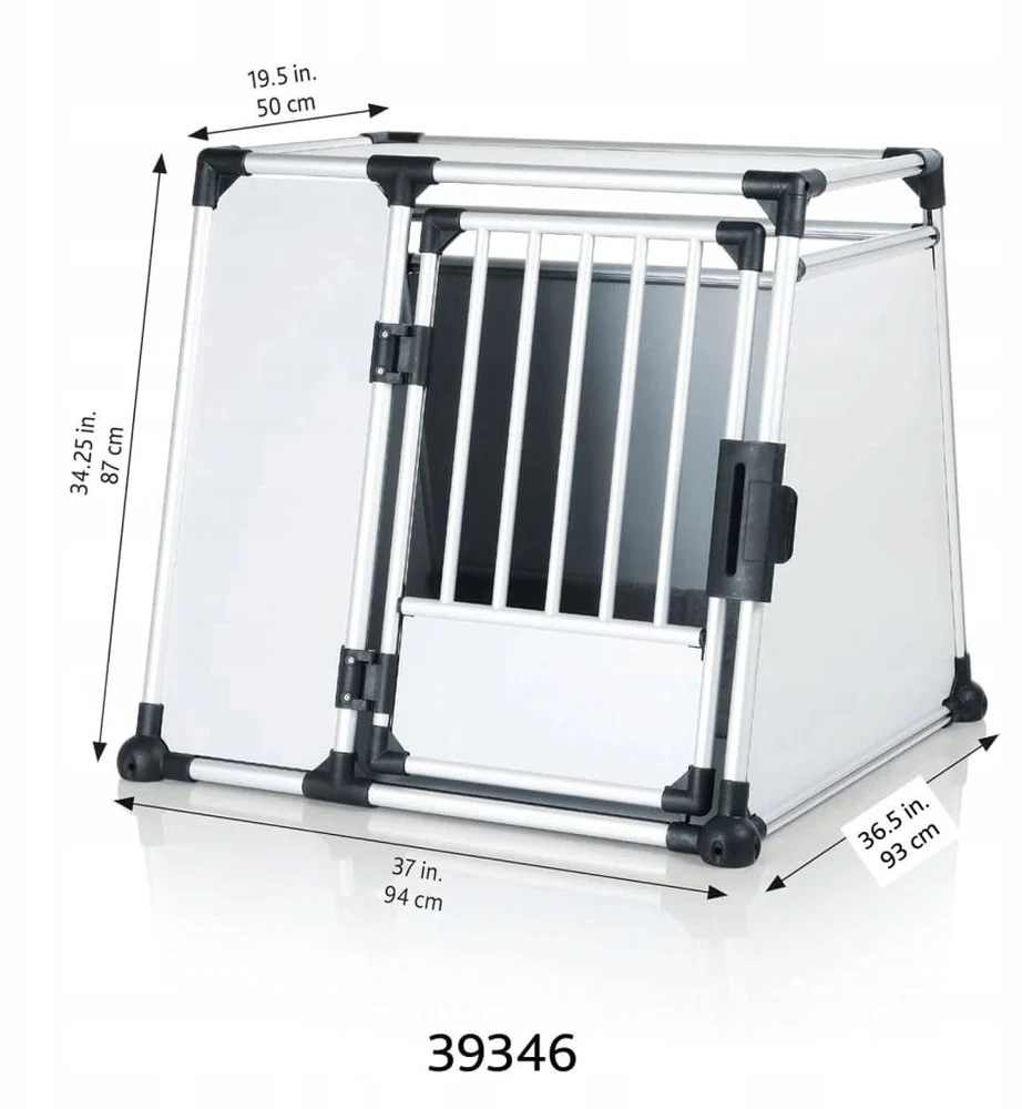 Trixie Transportbur, aliuminis, 94 × 87 × 93 cm