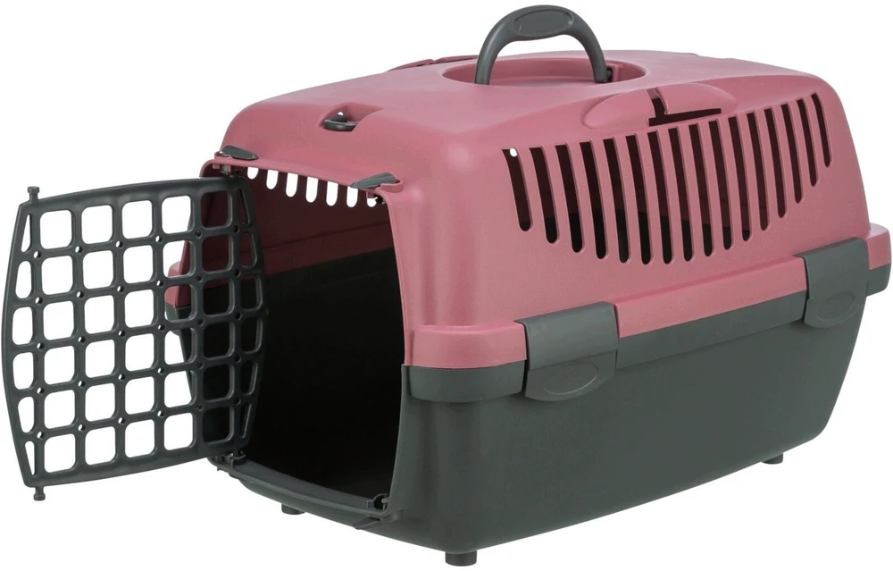 Trixie Transporter Capri 1, šunims, XS: 32 × 31 × 48 cm, tamsiai pilka-antikinė rožinė