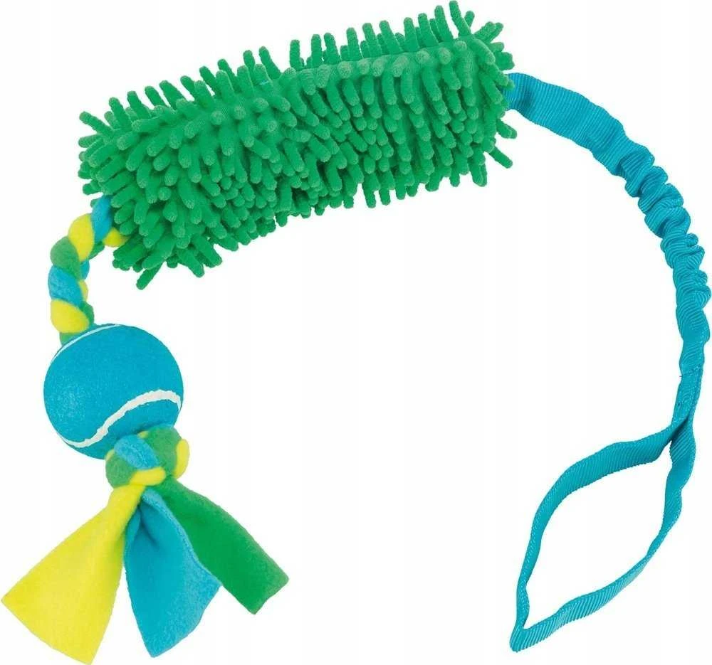 Trixie TX-34705 SZARPAK ŠUNIUI BUNGEE TUGGER su kamuoliu ir šluoste + amortizatorius 85cm