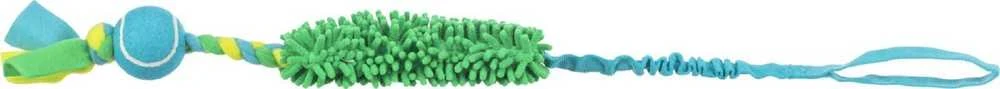 Trixie TX-34705 SZARPAK ŠUNIUI BUNGEE TUGGER su kamuoliu ir šluoste + amortizatorius 85cm