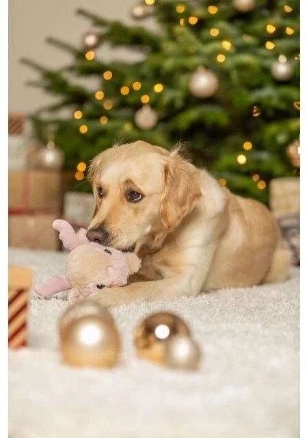Trixie TX-92000 XMAS RENIFER PLUSZOWY OKRĄGŁY 18cm Z PISZCZAŁKĄ