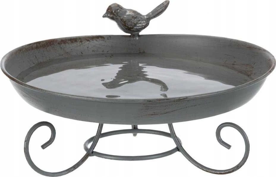 Trixie vandens dubuo/paukščių baseinas, 800 ml/22 cm, pilka