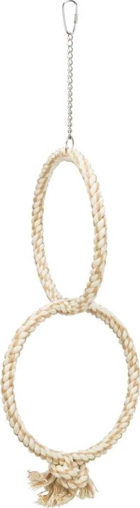 Trixie laido žiedai paukščiams, medvilnė, Dia. 16 cm