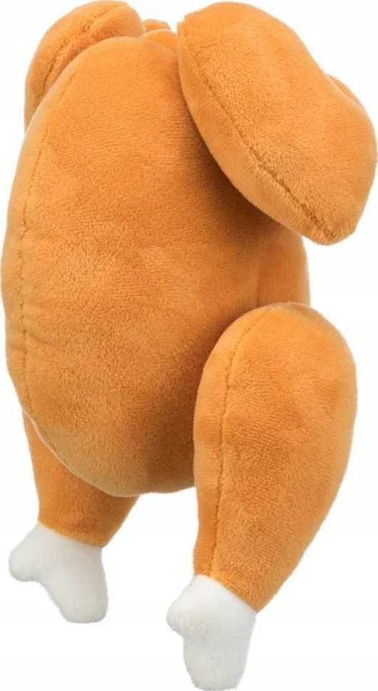 Trixie vištienos kepsnys, žaislas šuniui, pliušinis, 26 cm, su garsu