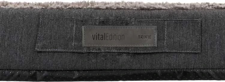 Trixie pagalvė Vital Bendson, 120 × 72 cm, tamsiai pilka / šviesiai pilka