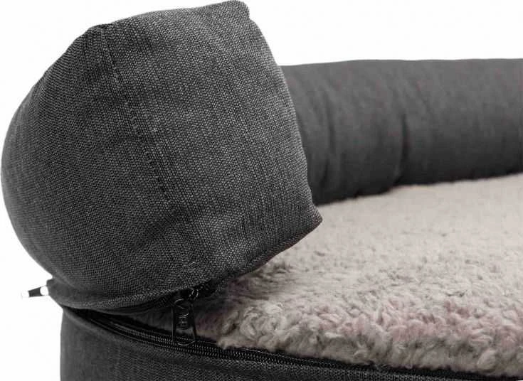 Trixie sofa Vital Bendson, 100 × 80 cm, tamsiai pilka / šviesiai pilka