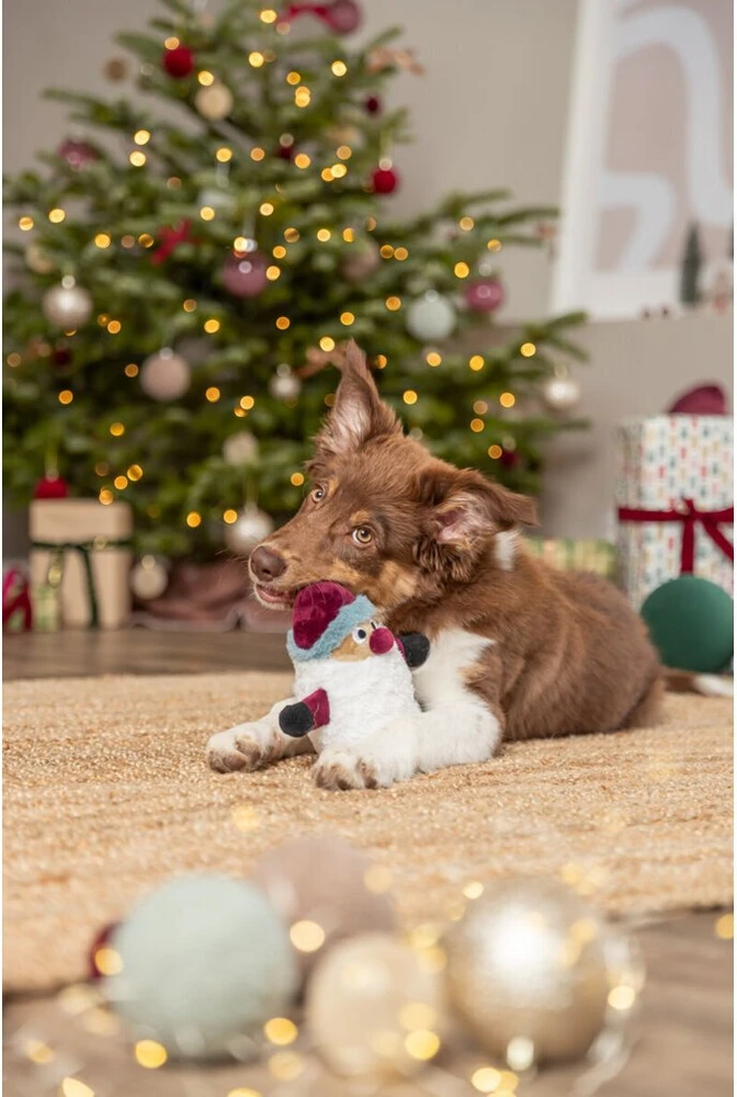 TRIXIE Xmas Kalėdų senelis, pliušas, 20 cm, su garsu (pak.3)