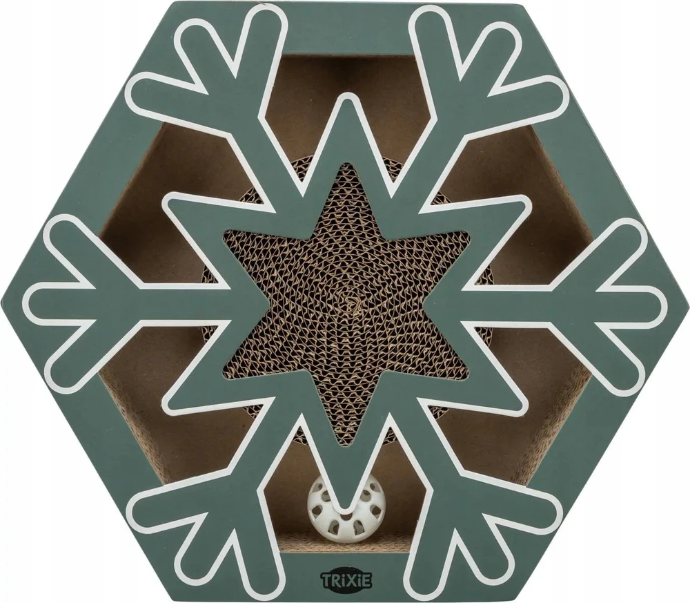 TRIXIE Xmas Draskyklė snaigė, 33 × 6 × 28 cm, melsva