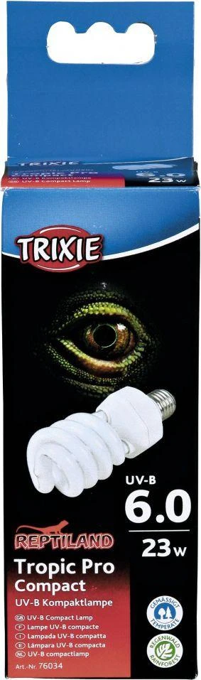 Trixie Lempa kompaktinė Tropic Pro 6.0 UV-B 23W, 60x152mm