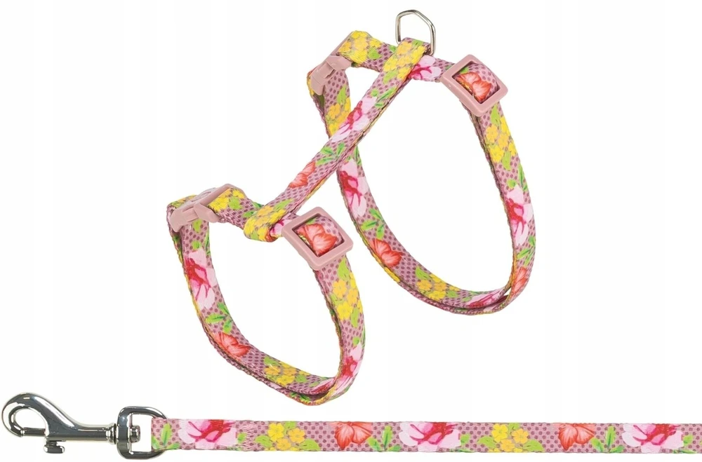 Trixie ze smyczą kwiaty 27–45 cm/10 mm 1,20 m skirtingos spalvos (TX-41910)