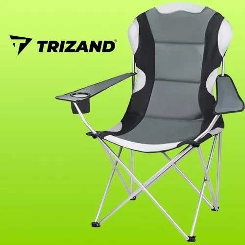Trizand Juodos ir pilkos spalvos žvejų kėdė 23674