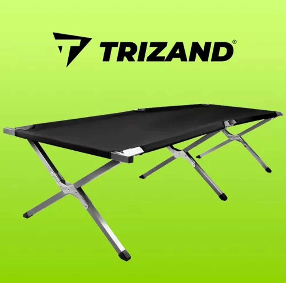 Trizand 23190 Suankstoma lova 189 x 70 x 43 cm juoda