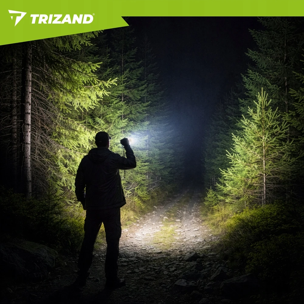Taktinis žibintuvėlis 1500lm Trizand 26949
