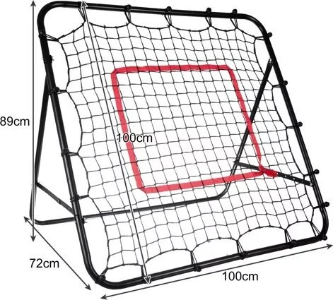 Futbolo vartai 100x100x40 Trizand 23610