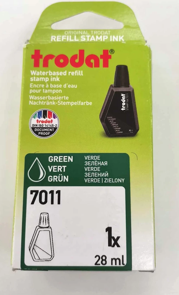 Trodat Stempel Trodat Farba do stemplowania žalia 28ML 7011/SB
