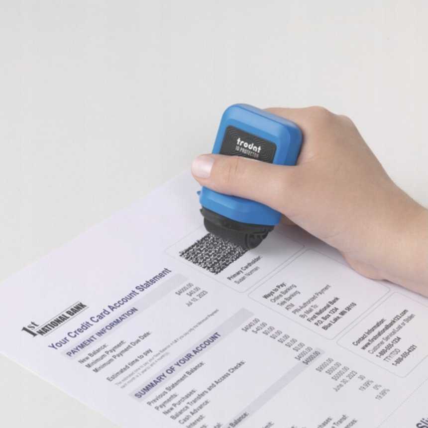 Trodat Stempel Trodat Asmens duomenų apsaugos antspaudas ID Protector