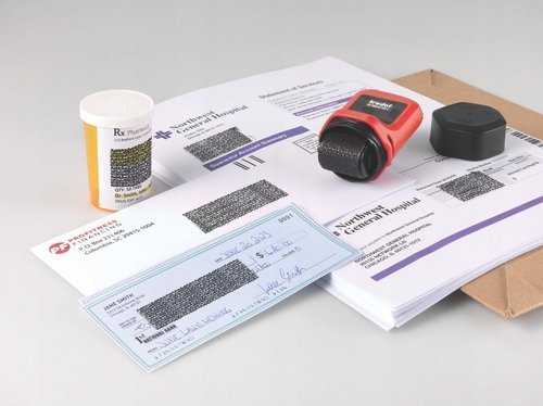 Trodat Stempel ochrony danych ID Protector + Rinkinys w tym tusze