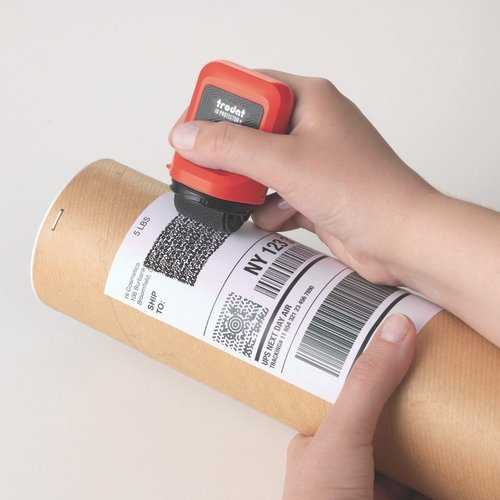 Trodat Stempel ochrony danych ID Protector + Rinkinys w tym tusze