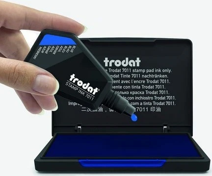 Trodat trodat spalva tuszu do stempla mėlyna 28ML 7011/SB