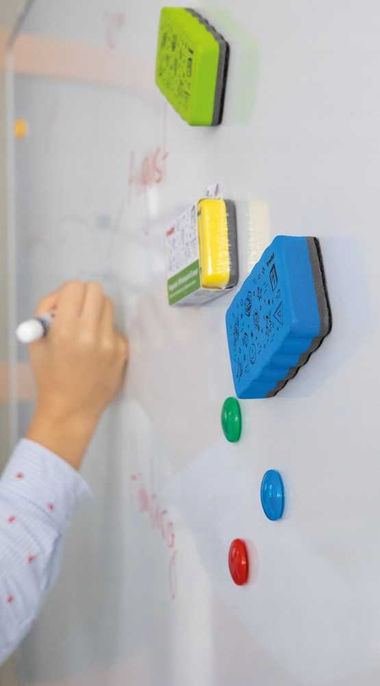 Trodat Stempel Trodat trodat Whiteboard Schwamm magnetisch gelb