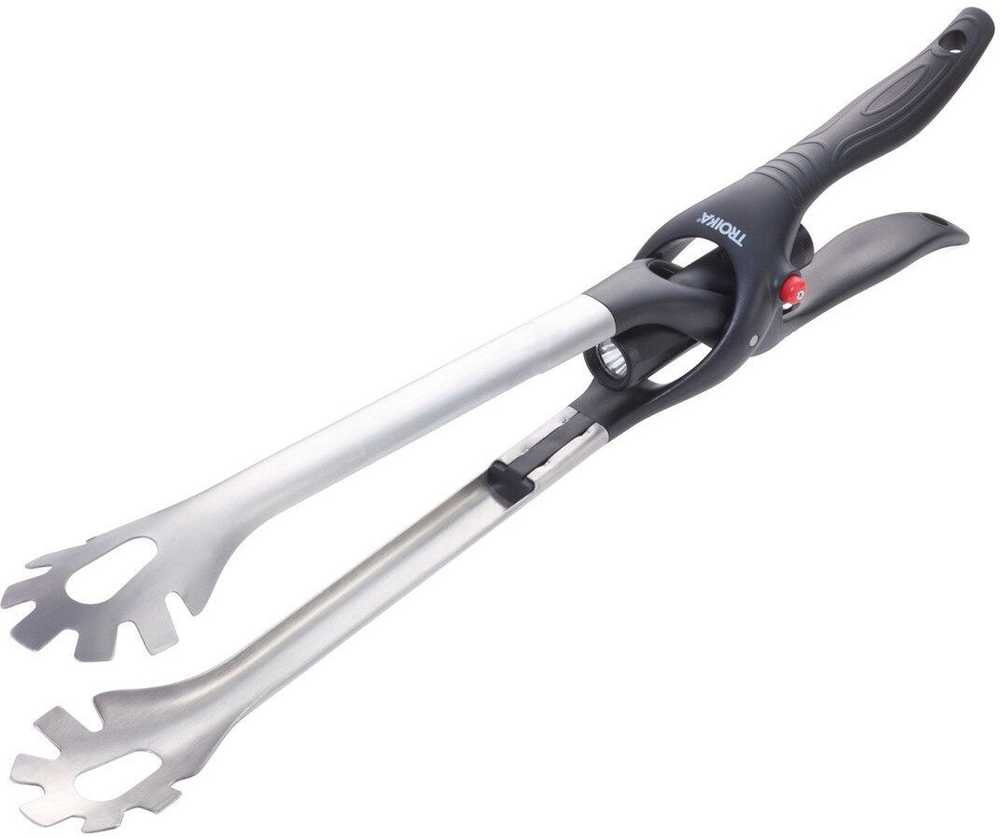 Troika TROIKA BBQ01/ST szczypce kuchenne 450 mm Silikon, Nerūdijantis plienas Plastik