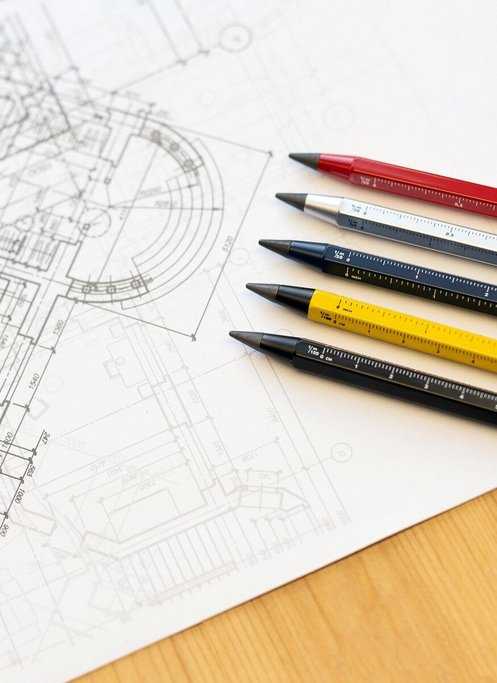 Troika TROIKA Multitasking-Bleistift CONSTRUCTION ENDLESS sidabrinis