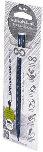 Troika TROIKA Multitasking-Bleistift CONSTRUCTION ENDLESS blau